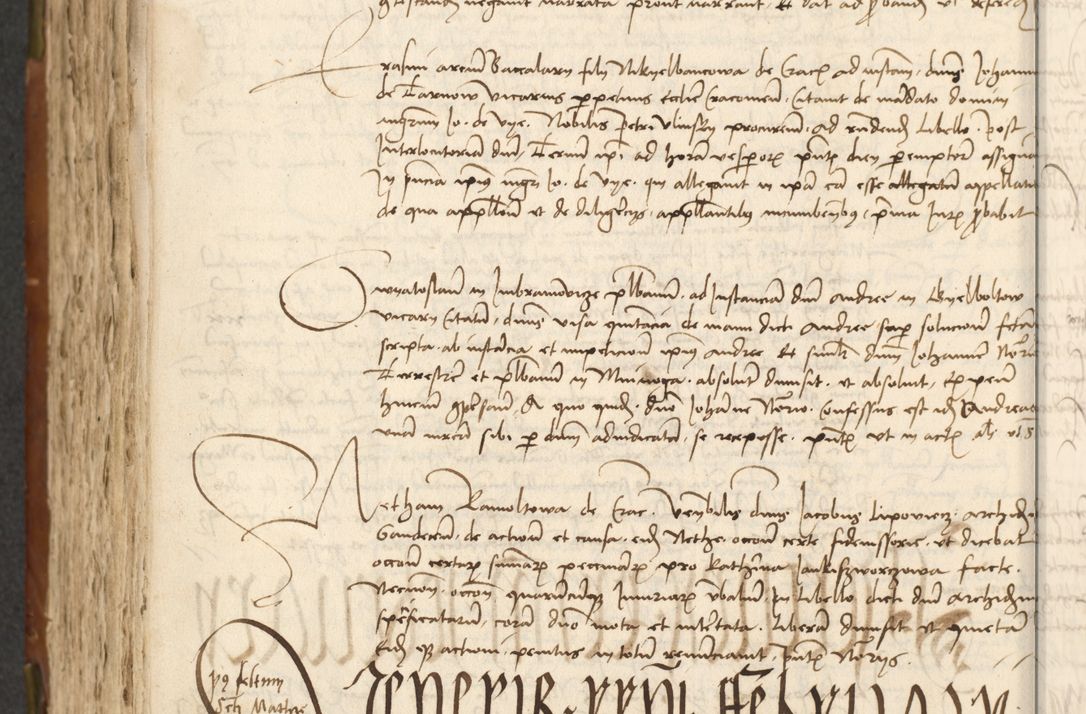 Zdjęcie nr 362 dla obiektu archiwalnego: Acta actoru[m coram venerabili viro] domino Joh[anne de Lathoschin, sacre] theologie [et decretorum] doctore [canonico et officiali Cracoviensi] generali [anno Domini millesimo] quadringen[tesimo nonagesimo tercio] indicione [XI, pontificatus sanctis]simi in Christo [patris domini nostri domini] Allexandri [divina providencia pape] sexti, anni [ipsius primo]