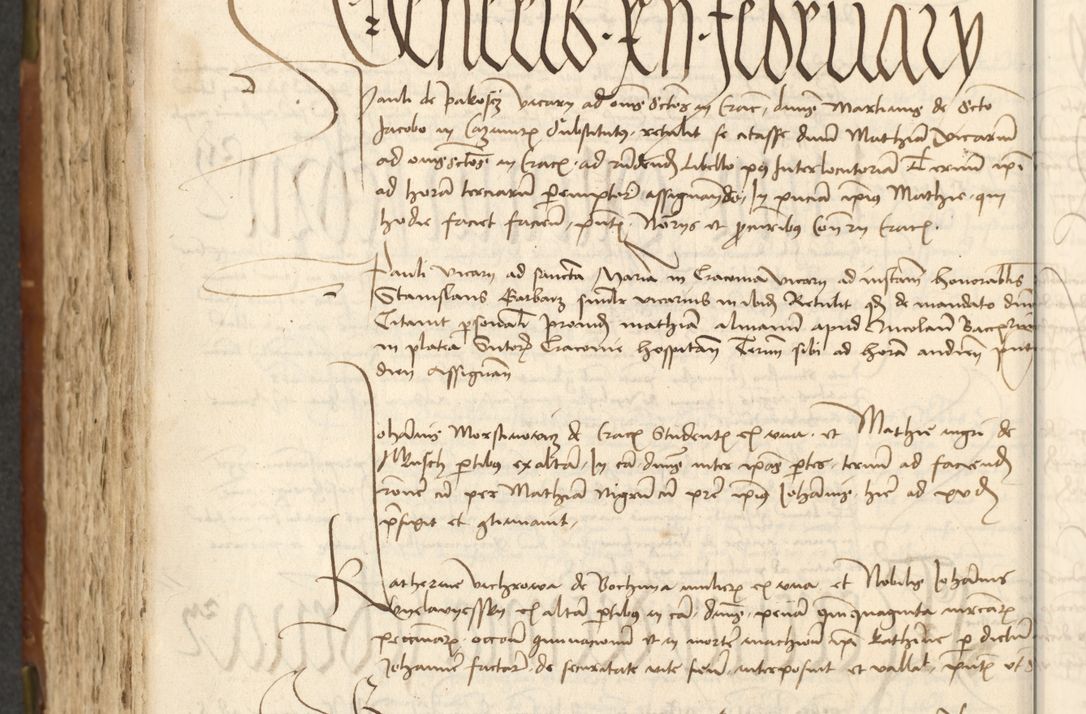 Zdjęcie nr 358 dla obiektu archiwalnego: Acta actoru[m coram venerabili viro] domino Joh[anne de Lathoschin, sacre] theologie [et decretorum] doctore [canonico et officiali Cracoviensi] generali [anno Domini millesimo] quadringen[tesimo nonagesimo tercio] indicione [XI, pontificatus sanctis]simi in Christo [patris domini nostri domini] Allexandri [divina providencia pape] sexti, anni [ipsius primo]