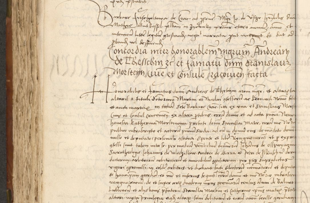 Zdjęcie nr 354 dla obiektu archiwalnego: Acta actoru[m coram venerabili viro] domino Joh[anne de Lathoschin, sacre] theologie [et decretorum] doctore [canonico et officiali Cracoviensi] generali [anno Domini millesimo] quadringen[tesimo nonagesimo tercio] indicione [XI, pontificatus sanctis]simi in Christo [patris domini nostri domini] Allexandri [divina providencia pape] sexti, anni [ipsius primo]