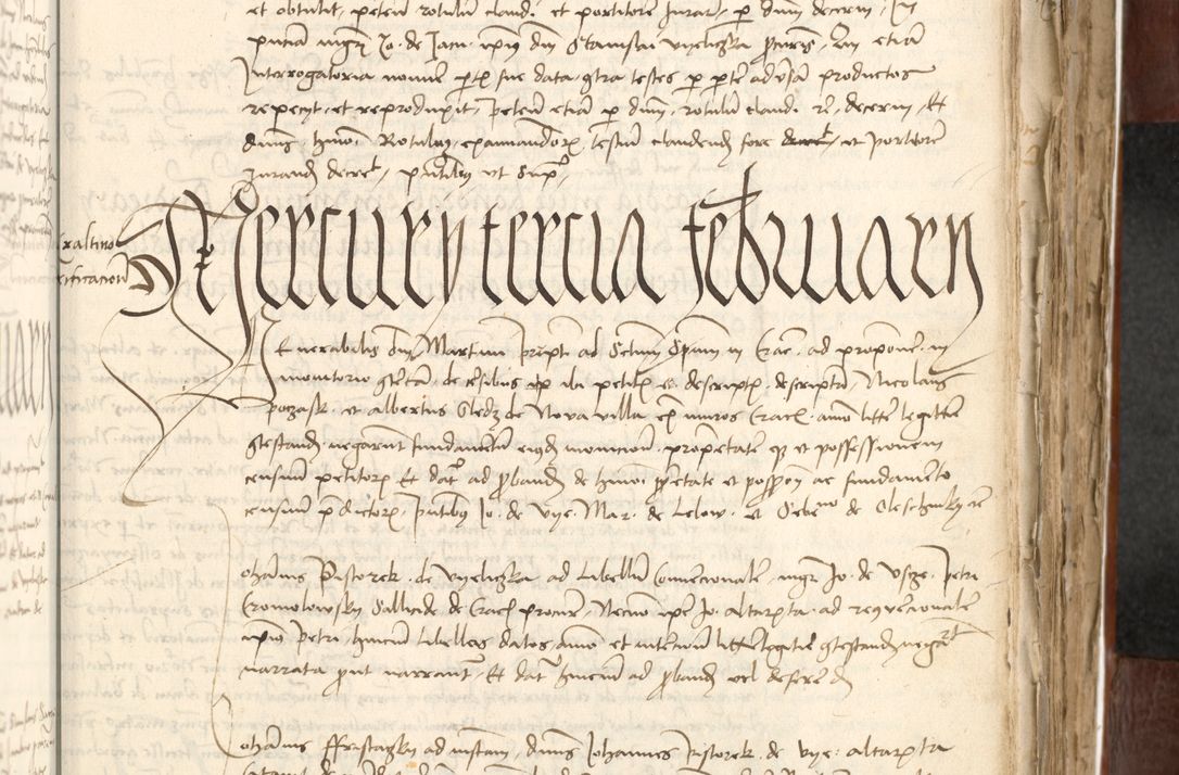 Zdjęcie nr 353 dla obiektu archiwalnego: Acta actoru[m coram venerabili viro] domino Joh[anne de Lathoschin, sacre] theologie [et decretorum] doctore [canonico et officiali Cracoviensi] generali [anno Domini millesimo] quadringen[tesimo nonagesimo tercio] indicione [XI, pontificatus sanctis]simi in Christo [patris domini nostri domini] Allexandri [divina providencia pape] sexti, anni [ipsius primo]