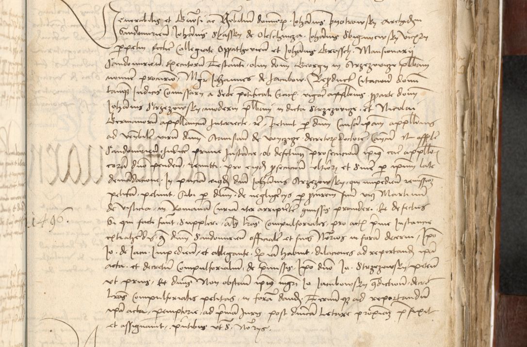 Zdjęcie nr 351 dla obiektu archiwalnego: Acta actoru[m coram venerabili viro] domino Joh[anne de Lathoschin, sacre] theologie [et decretorum] doctore [canonico et officiali Cracoviensi] generali [anno Domini millesimo] quadringen[tesimo nonagesimo tercio] indicione [XI, pontificatus sanctis]simi in Christo [patris domini nostri domini] Allexandri [divina providencia pape] sexti, anni [ipsius primo]