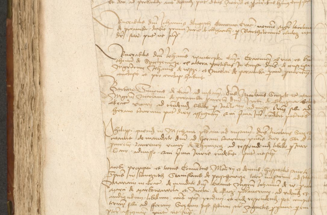 Zdjęcie nr 348 dla obiektu archiwalnego: Acta actoru[m coram venerabili viro] domino Joh[anne de Lathoschin, sacre] theologie [et decretorum] doctore [canonico et officiali Cracoviensi] generali [anno Domini millesimo] quadringen[tesimo nonagesimo tercio] indicione [XI, pontificatus sanctis]simi in Christo [patris domini nostri domini] Allexandri [divina providencia pape] sexti, anni [ipsius primo]