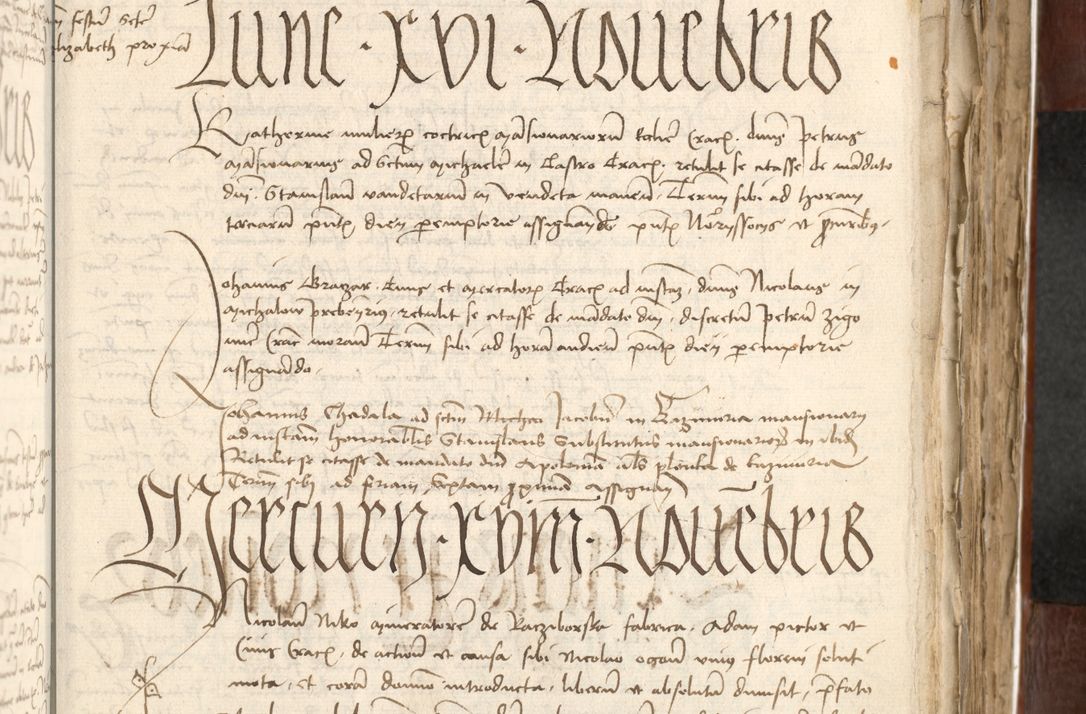 Zdjęcie nr 341 dla obiektu archiwalnego: Acta actoru[m coram venerabili viro] domino Joh[anne de Lathoschin, sacre] theologie [et decretorum] doctore [canonico et officiali Cracoviensi] generali [anno Domini millesimo] quadringen[tesimo nonagesimo tercio] indicione [XI, pontificatus sanctis]simi in Christo [patris domini nostri domini] Allexandri [divina providencia pape] sexti, anni [ipsius primo]