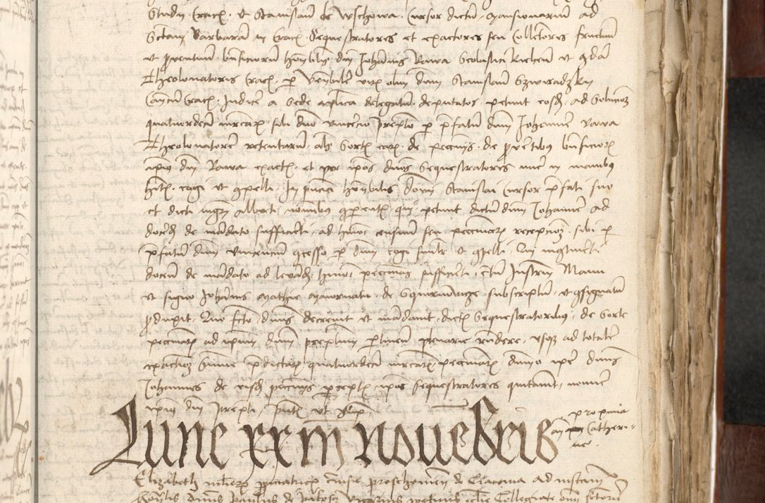 Zdjęcie nr 343 dla obiektu archiwalnego: Acta actoru[m coram venerabili viro] domino Joh[anne de Lathoschin, sacre] theologie [et decretorum] doctore [canonico et officiali Cracoviensi] generali [anno Domini millesimo] quadringen[tesimo nonagesimo tercio] indicione [XI, pontificatus sanctis]simi in Christo [patris domini nostri domini] Allexandri [divina providencia pape] sexti, anni [ipsius primo]