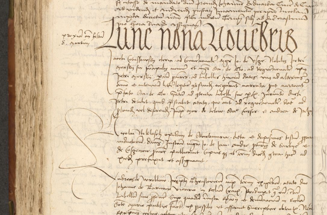 Zdjęcie nr 340 dla obiektu archiwalnego: Acta actoru[m coram venerabili viro] domino Joh[anne de Lathoschin, sacre] theologie [et decretorum] doctore [canonico et officiali Cracoviensi] generali [anno Domini millesimo] quadringen[tesimo nonagesimo tercio] indicione [XI, pontificatus sanctis]simi in Christo [patris domini nostri domini] Allexandri [divina providencia pape] sexti, anni [ipsius primo]