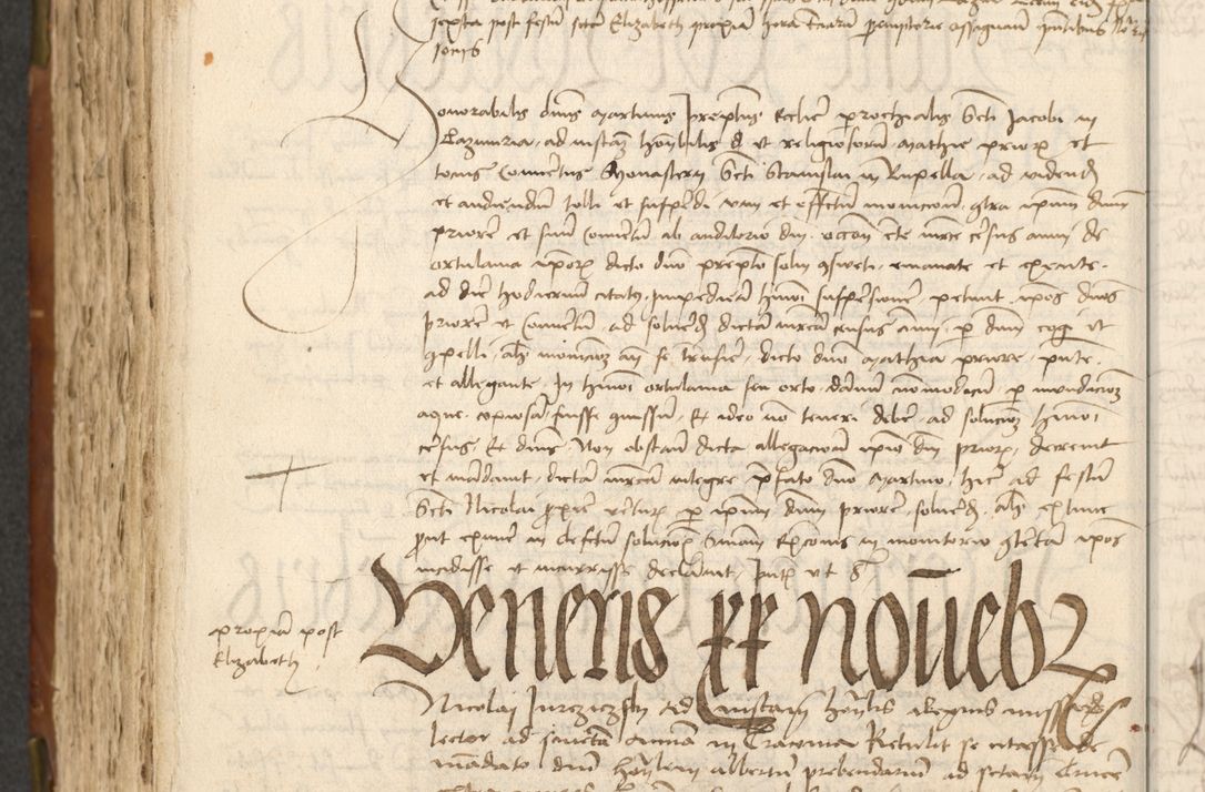 Zdjęcie nr 342 dla obiektu archiwalnego: Acta actoru[m coram venerabili viro] domino Joh[anne de Lathoschin, sacre] theologie [et decretorum] doctore [canonico et officiali Cracoviensi] generali [anno Domini millesimo] quadringen[tesimo nonagesimo tercio] indicione [XI, pontificatus sanctis]simi in Christo [patris domini nostri domini] Allexandri [divina providencia pape] sexti, anni [ipsius primo]