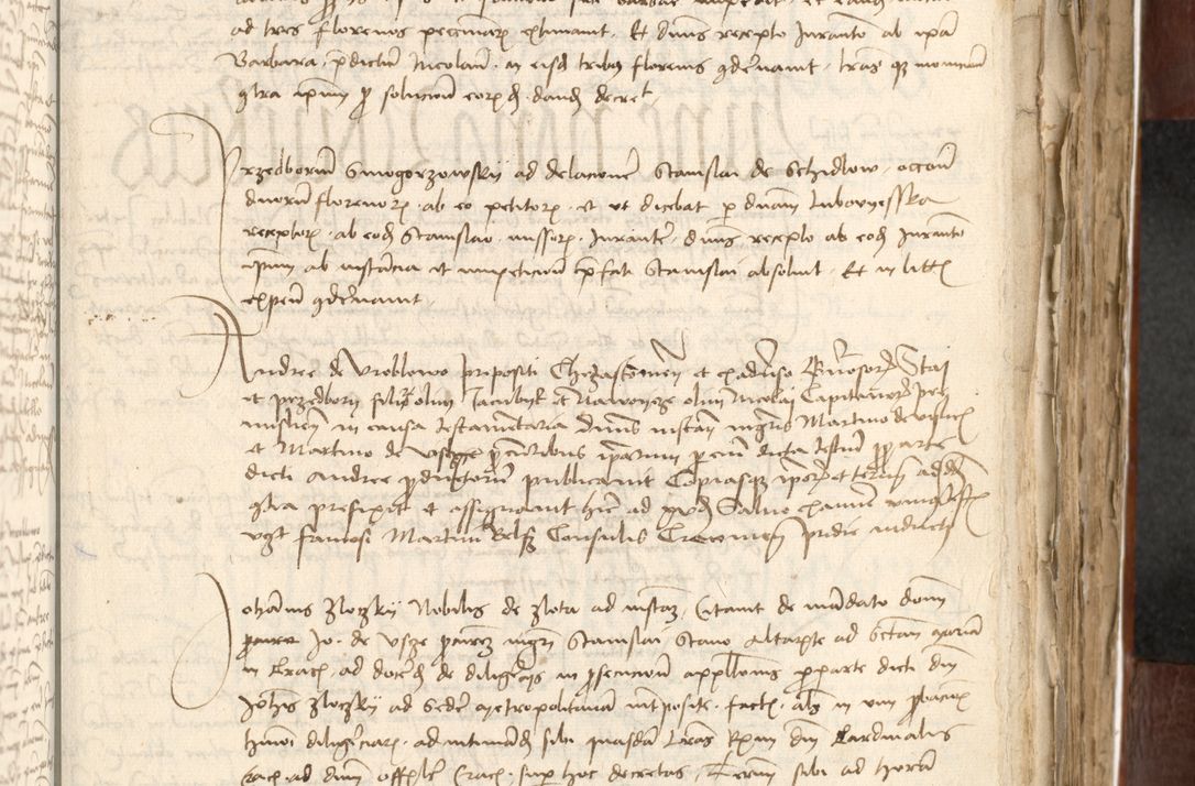 Zdjęcie nr 339 dla obiektu archiwalnego: Acta actoru[m coram venerabili viro] domino Joh[anne de Lathoschin, sacre] theologie [et decretorum] doctore [canonico et officiali Cracoviensi] generali [anno Domini millesimo] quadringen[tesimo nonagesimo tercio] indicione [XI, pontificatus sanctis]simi in Christo [patris domini nostri domini] Allexandri [divina providencia pape] sexti, anni [ipsius primo]