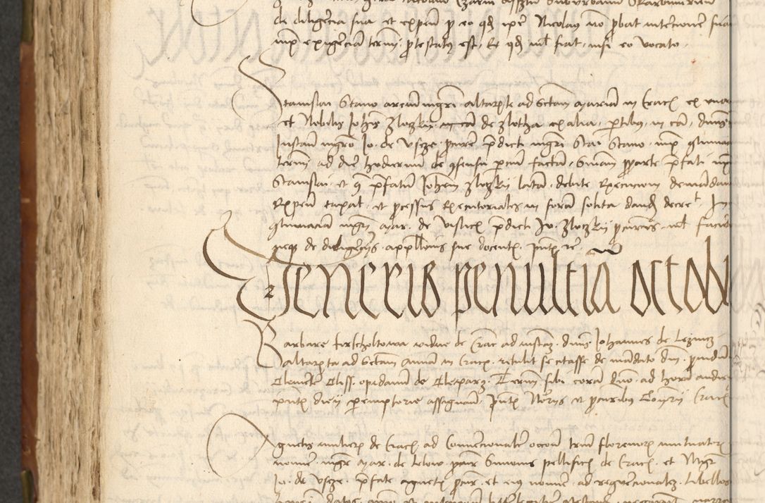 Zdjęcie nr 336 dla obiektu archiwalnego: Acta actoru[m coram venerabili viro] domino Joh[anne de Lathoschin, sacre] theologie [et decretorum] doctore [canonico et officiali Cracoviensi] generali [anno Domini millesimo] quadringen[tesimo nonagesimo tercio] indicione [XI, pontificatus sanctis]simi in Christo [patris domini nostri domini] Allexandri [divina providencia pape] sexti, anni [ipsius primo]