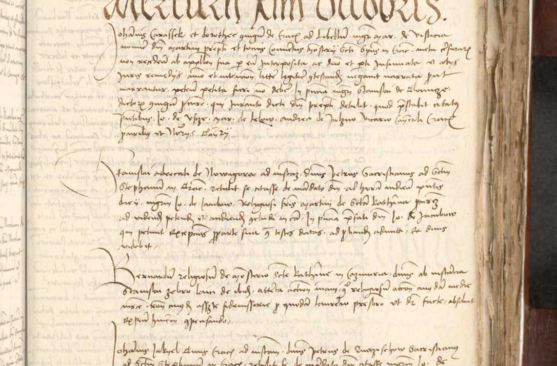 Zdjęcie nr 329 dla obiektu archiwalnego: Acta actoru[m coram venerabili viro] domino Joh[anne de Lathoschin, sacre] theologie [et decretorum] doctore [canonico et officiali Cracoviensi] generali [anno Domini millesimo] quadringen[tesimo nonagesimo tercio] indicione [XI, pontificatus sanctis]simi in Christo [patris domini nostri domini] Allexandri [divina providencia pape] sexti, anni [ipsius primo]