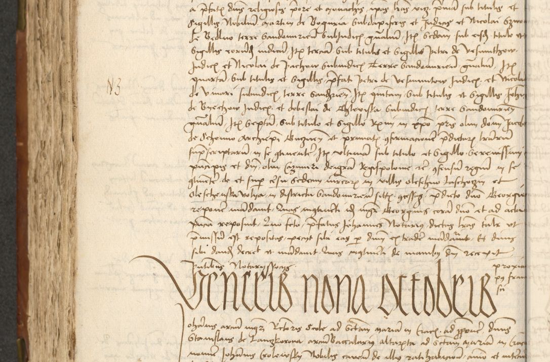 Zdjęcie nr 326 dla obiektu archiwalnego: Acta actoru[m coram venerabili viro] domino Joh[anne de Lathoschin, sacre] theologie [et decretorum] doctore [canonico et officiali Cracoviensi] generali [anno Domini millesimo] quadringen[tesimo nonagesimo tercio] indicione [XI, pontificatus sanctis]simi in Christo [patris domini nostri domini] Allexandri [divina providencia pape] sexti, anni [ipsius primo]