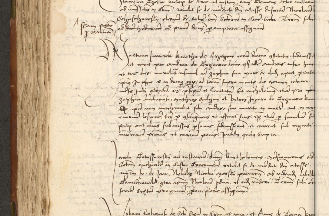 Zdjęcie nr 320 dla obiektu archiwalnego: Acta actoru[m coram venerabili viro] domino Joh[anne de Lathoschin, sacre] theologie [et decretorum] doctore [canonico et officiali Cracoviensi] generali [anno Domini millesimo] quadringen[tesimo nonagesimo tercio] indicione [XI, pontificatus sanctis]simi in Christo [patris domini nostri domini] Allexandri [divina providencia pape] sexti, anni [ipsius primo]