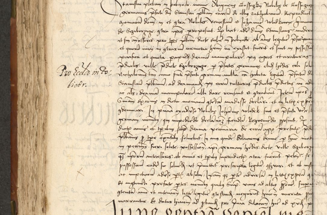 Zdjęcie nr 316 dla obiektu archiwalnego: Acta actoru[m coram venerabili viro] domino Joh[anne de Lathoschin, sacre] theologie [et decretorum] doctore [canonico et officiali Cracoviensi] generali [anno Domini millesimo] quadringen[tesimo nonagesimo tercio] indicione [XI, pontificatus sanctis]simi in Christo [patris domini nostri domini] Allexandri [divina providencia pape] sexti, anni [ipsius primo]