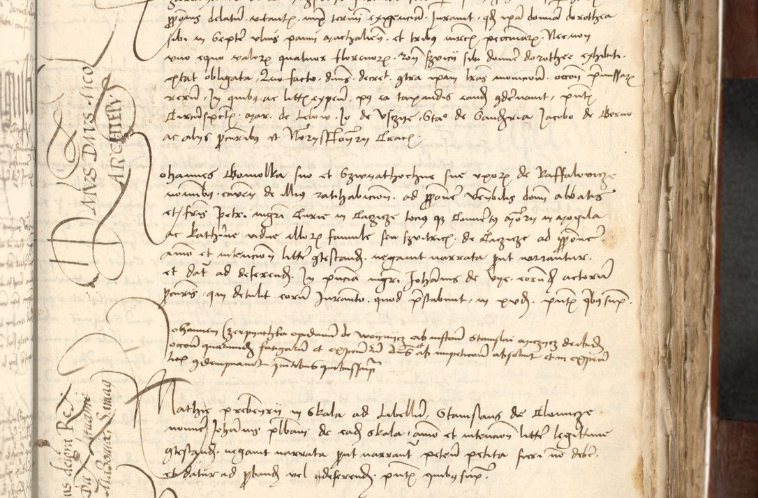 Zdjęcie nr 311 dla obiektu archiwalnego: Acta actoru[m coram venerabili viro] domino Joh[anne de Lathoschin, sacre] theologie [et decretorum] doctore [canonico et officiali Cracoviensi] generali [anno Domini millesimo] quadringen[tesimo nonagesimo tercio] indicione [XI, pontificatus sanctis]simi in Christo [patris domini nostri domini] Allexandri [divina providencia pape] sexti, anni [ipsius primo]