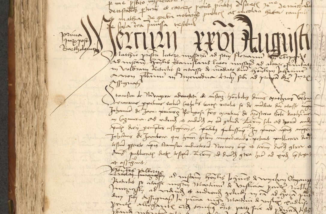 Zdjęcie nr 310 dla obiektu archiwalnego: Acta actoru[m coram venerabili viro] domino Joh[anne de Lathoschin, sacre] theologie [et decretorum] doctore [canonico et officiali Cracoviensi] generali [anno Domini millesimo] quadringen[tesimo nonagesimo tercio] indicione [XI, pontificatus sanctis]simi in Christo [patris domini nostri domini] Allexandri [divina providencia pape] sexti, anni [ipsius primo]