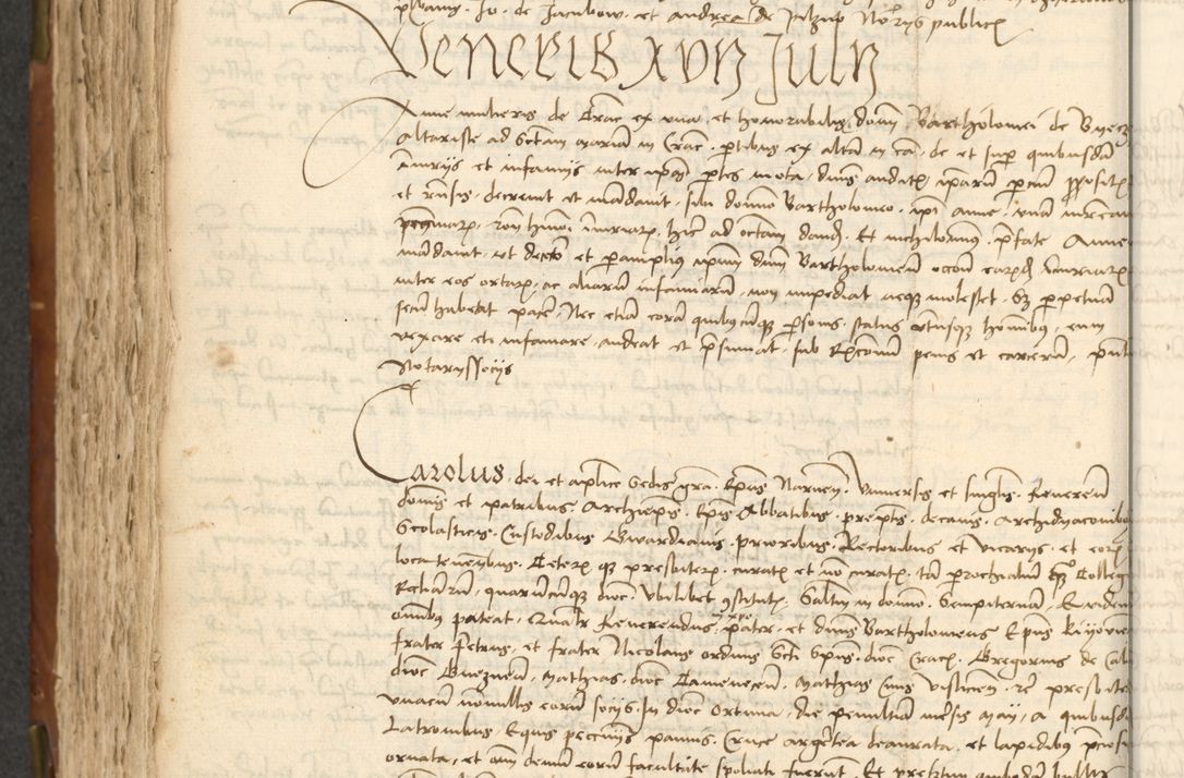 Zdjęcie nr 308 dla obiektu archiwalnego: Acta actoru[m coram venerabili viro] domino Joh[anne de Lathoschin, sacre] theologie [et decretorum] doctore [canonico et officiali Cracoviensi] generali [anno Domini millesimo] quadringen[tesimo nonagesimo tercio] indicione [XI, pontificatus sanctis]simi in Christo [patris domini nostri domini] Allexandri [divina providencia pape] sexti, anni [ipsius primo]