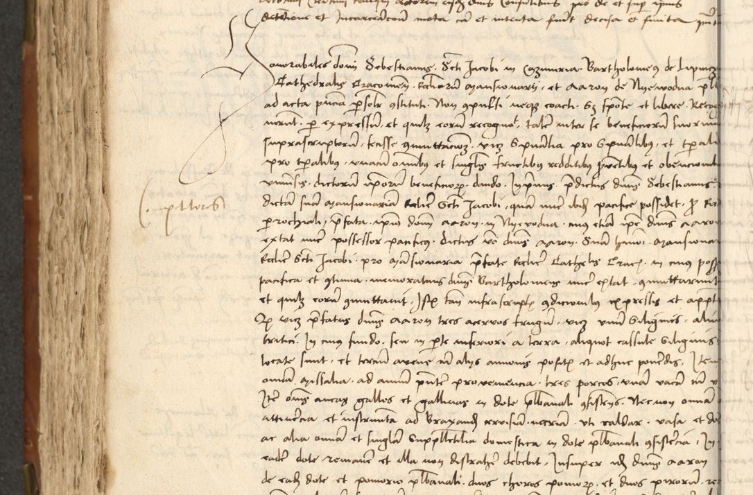 Zdjęcie nr 312 dla obiektu archiwalnego: Acta actoru[m coram venerabili viro] domino Joh[anne de Lathoschin, sacre] theologie [et decretorum] doctore [canonico et officiali Cracoviensi] generali [anno Domini millesimo] quadringen[tesimo nonagesimo tercio] indicione [XI, pontificatus sanctis]simi in Christo [patris domini nostri domini] Allexandri [divina providencia pape] sexti, anni [ipsius primo]