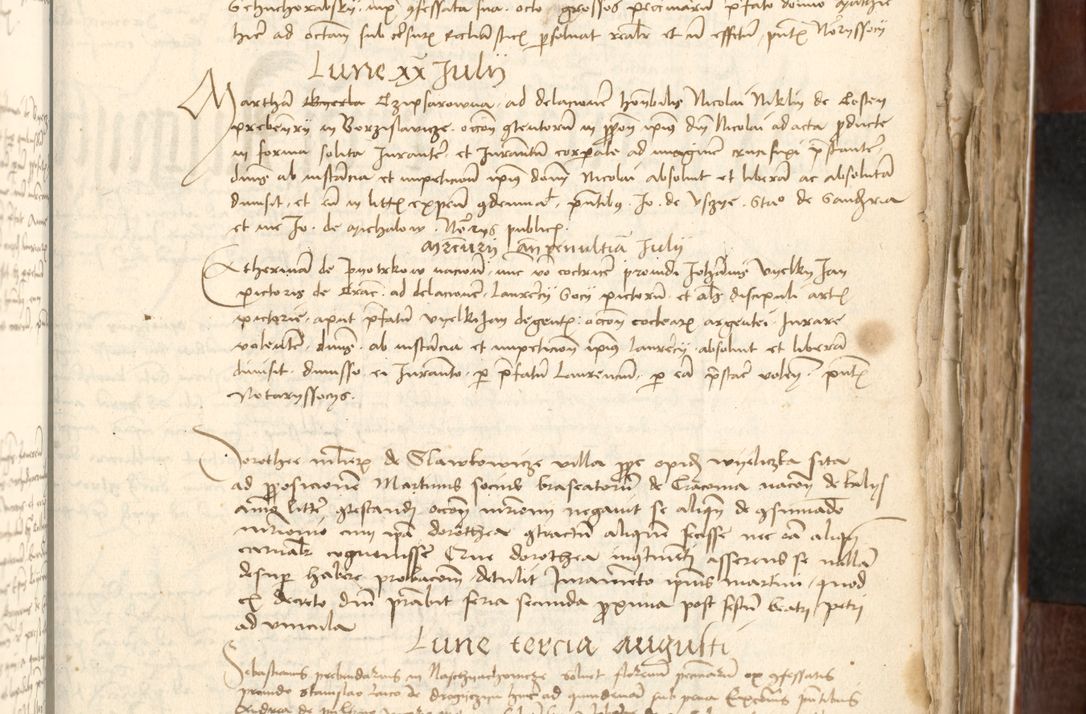 Zdjęcie nr 309 dla obiektu archiwalnego: Acta actoru[m coram venerabili viro] domino Joh[anne de Lathoschin, sacre] theologie [et decretorum] doctore [canonico et officiali Cracoviensi] generali [anno Domini millesimo] quadringen[tesimo nonagesimo tercio] indicione [XI, pontificatus sanctis]simi in Christo [patris domini nostri domini] Allexandri [divina providencia pape] sexti, anni [ipsius primo]
