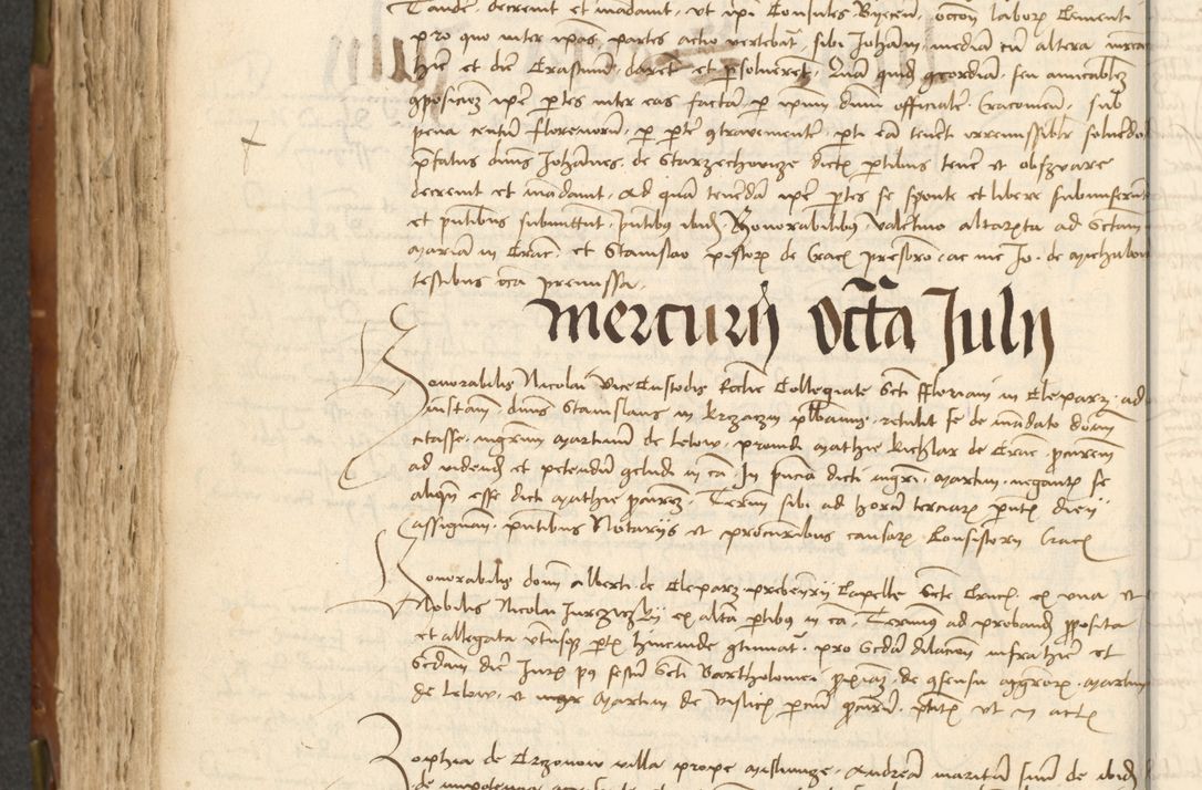 Zdjęcie nr 304 dla obiektu archiwalnego: Acta actoru[m coram venerabili viro] domino Joh[anne de Lathoschin, sacre] theologie [et decretorum] doctore [canonico et officiali Cracoviensi] generali [anno Domini millesimo] quadringen[tesimo nonagesimo tercio] indicione [XI, pontificatus sanctis]simi in Christo [patris domini nostri domini] Allexandri [divina providencia pape] sexti, anni [ipsius primo]