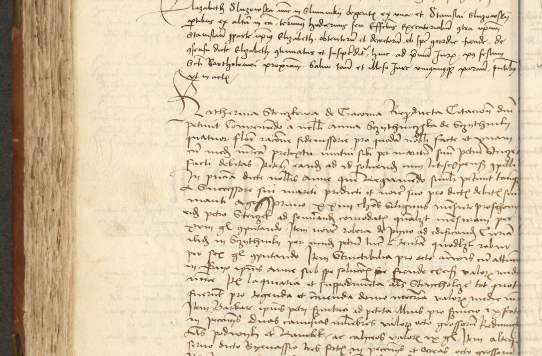 Zdjęcie nr 296 dla obiektu archiwalnego: Acta actoru[m coram venerabili viro] domino Joh[anne de Lathoschin, sacre] theologie [et decretorum] doctore [canonico et officiali Cracoviensi] generali [anno Domini millesimo] quadringen[tesimo nonagesimo tercio] indicione [XI, pontificatus sanctis]simi in Christo [patris domini nostri domini] Allexandri [divina providencia pape] sexti, anni [ipsius primo]