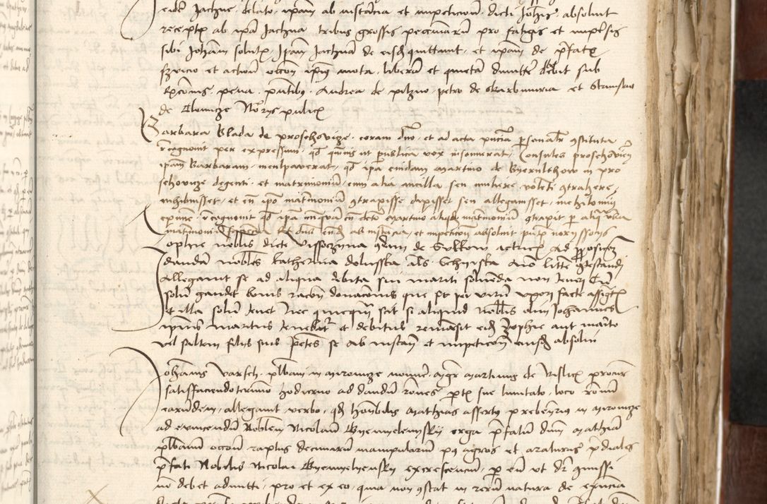 Zdjęcie nr 289 dla obiektu archiwalnego: Acta actoru[m coram venerabili viro] domino Joh[anne de Lathoschin, sacre] theologie [et decretorum] doctore [canonico et officiali Cracoviensi] generali [anno Domini millesimo] quadringen[tesimo nonagesimo tercio] indicione [XI, pontificatus sanctis]simi in Christo [patris domini nostri domini] Allexandri [divina providencia pape] sexti, anni [ipsius primo]
