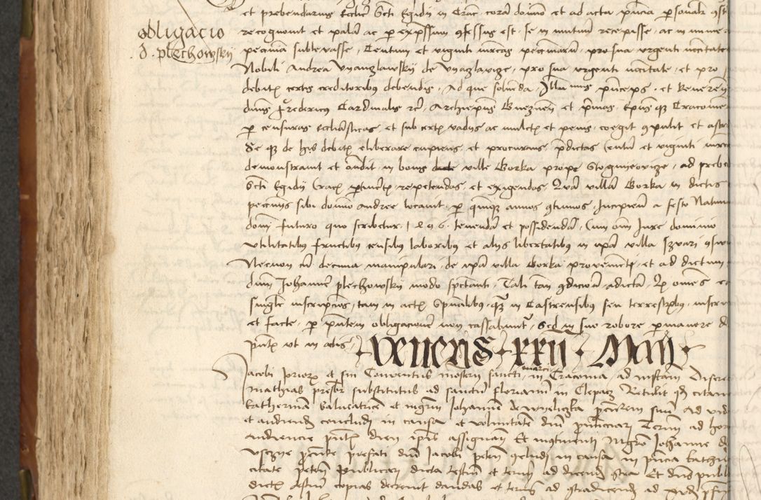 Zdjęcie nr 286 dla obiektu archiwalnego: Acta actoru[m coram venerabili viro] domino Joh[anne de Lathoschin, sacre] theologie [et decretorum] doctore [canonico et officiali Cracoviensi] generali [anno Domini millesimo] quadringen[tesimo nonagesimo tercio] indicione [XI, pontificatus sanctis]simi in Christo [patris domini nostri domini] Allexandri [divina providencia pape] sexti, anni [ipsius primo]