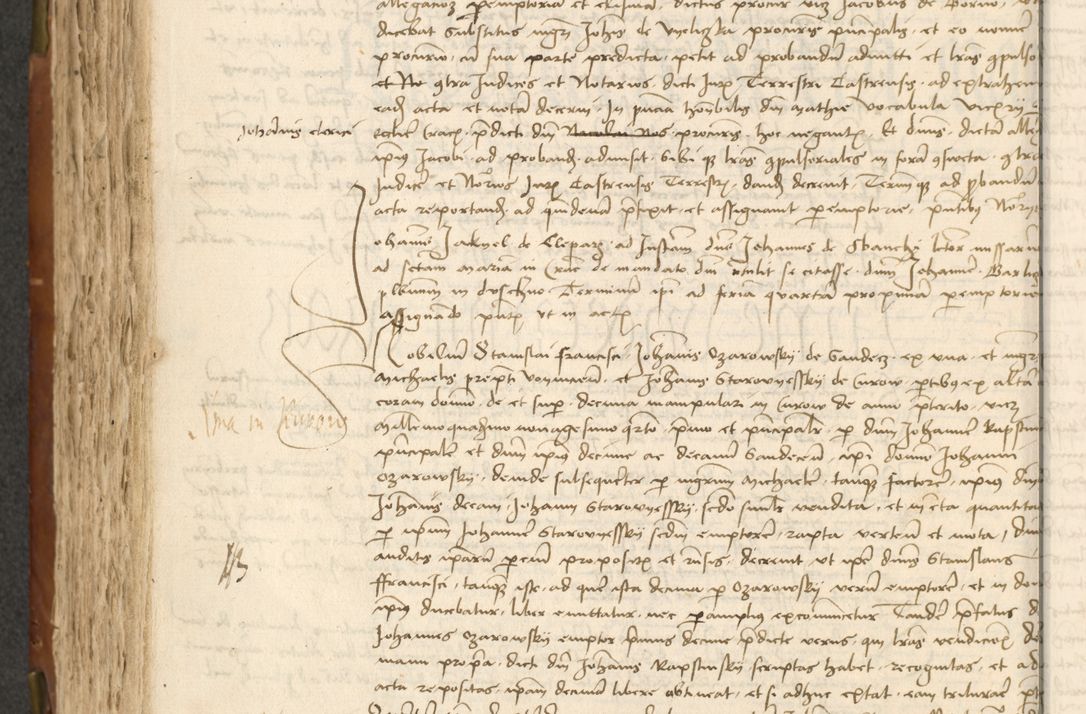 Zdjęcie nr 280 dla obiektu archiwalnego: Acta actoru[m coram venerabili viro] domino Joh[anne de Lathoschin, sacre] theologie [et decretorum] doctore [canonico et officiali Cracoviensi] generali [anno Domini millesimo] quadringen[tesimo nonagesimo tercio] indicione [XI, pontificatus sanctis]simi in Christo [patris domini nostri domini] Allexandri [divina providencia pape] sexti, anni [ipsius primo]