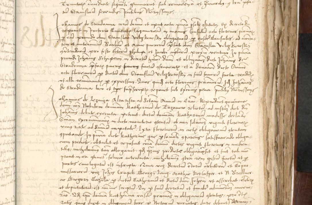 Zdjęcie nr 275 dla obiektu archiwalnego: Acta actoru[m coram venerabili viro] domino Joh[anne de Lathoschin, sacre] theologie [et decretorum] doctore [canonico et officiali Cracoviensi] generali [anno Domini millesimo] quadringen[tesimo nonagesimo tercio] indicione [XI, pontificatus sanctis]simi in Christo [patris domini nostri domini] Allexandri [divina providencia pape] sexti, anni [ipsius primo]