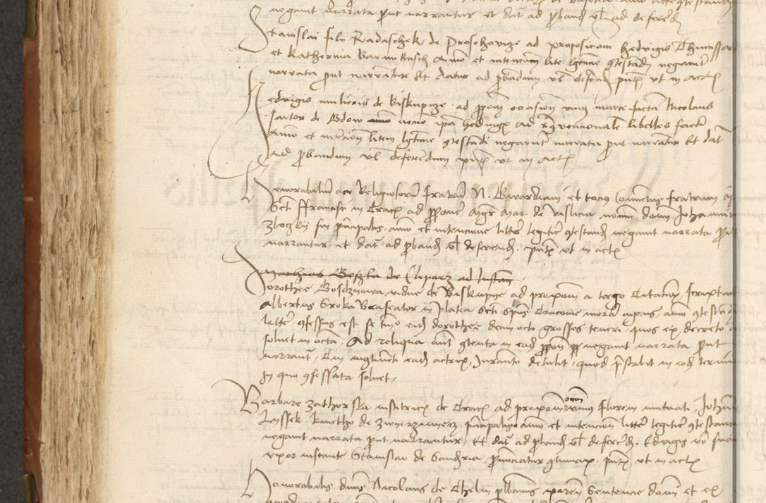 Zdjęcie nr 268 dla obiektu archiwalnego: Acta actoru[m coram venerabili viro] domino Joh[anne de Lathoschin, sacre] theologie [et decretorum] doctore [canonico et officiali Cracoviensi] generali [anno Domini millesimo] quadringen[tesimo nonagesimo tercio] indicione [XI, pontificatus sanctis]simi in Christo [patris domini nostri domini] Allexandri [divina providencia pape] sexti, anni [ipsius primo]
