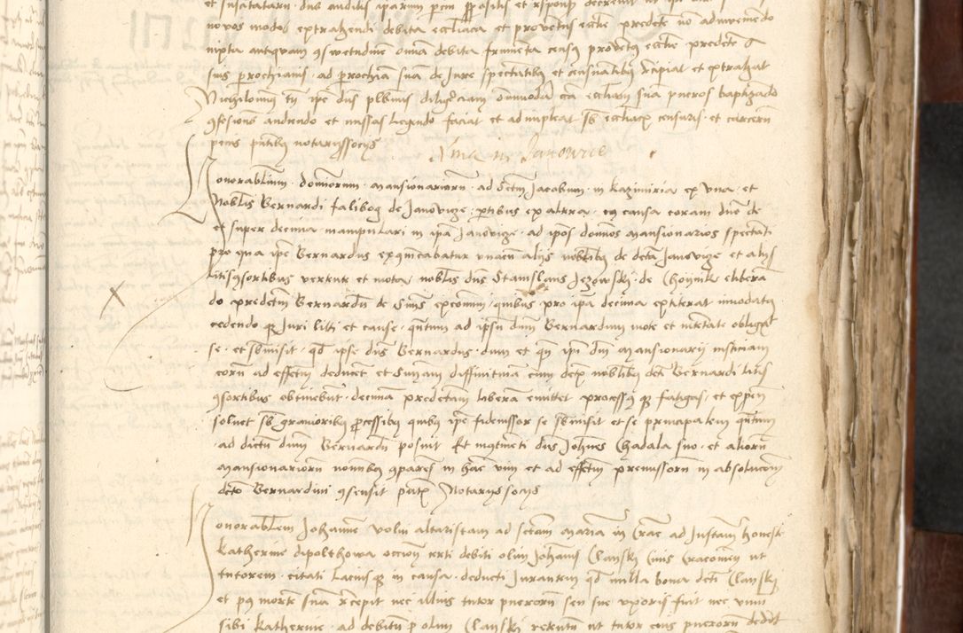 Zdjęcie nr 263 dla obiektu archiwalnego: Acta actoru[m coram venerabili viro] domino Joh[anne de Lathoschin, sacre] theologie [et decretorum] doctore [canonico et officiali Cracoviensi] generali [anno Domini millesimo] quadringen[tesimo nonagesimo tercio] indicione [XI, pontificatus sanctis]simi in Christo [patris domini nostri domini] Allexandri [divina providencia pape] sexti, anni [ipsius primo]