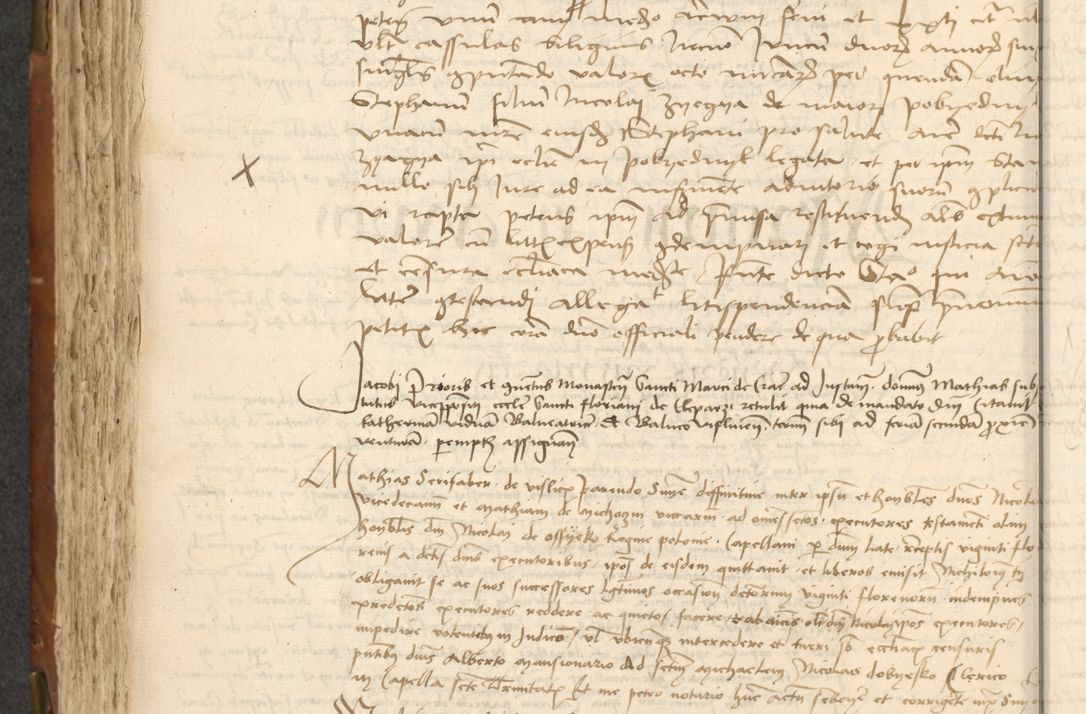Zdjęcie nr 262 dla obiektu archiwalnego: Acta actoru[m coram venerabili viro] domino Joh[anne de Lathoschin, sacre] theologie [et decretorum] doctore [canonico et officiali Cracoviensi] generali [anno Domini millesimo] quadringen[tesimo nonagesimo tercio] indicione [XI, pontificatus sanctis]simi in Christo [patris domini nostri domini] Allexandri [divina providencia pape] sexti, anni [ipsius primo]
