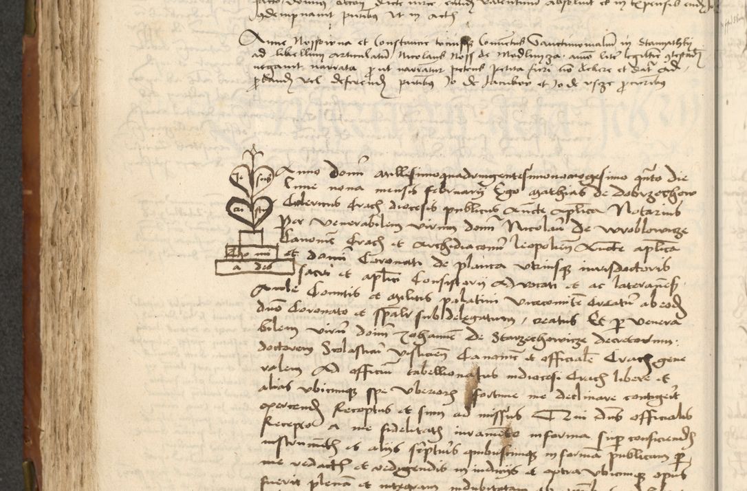 Zdjęcie nr 252 dla obiektu archiwalnego: Acta actoru[m coram venerabili viro] domino Joh[anne de Lathoschin, sacre] theologie [et decretorum] doctore [canonico et officiali Cracoviensi] generali [anno Domini millesimo] quadringen[tesimo nonagesimo tercio] indicione [XI, pontificatus sanctis]simi in Christo [patris domini nostri domini] Allexandri [divina providencia pape] sexti, anni [ipsius primo]