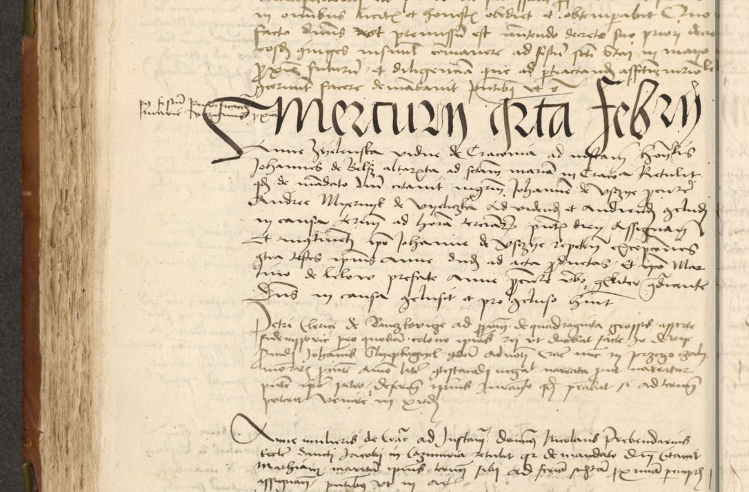 Zdjęcie nr 250 dla obiektu archiwalnego: Acta actoru[m coram venerabili viro] domino Joh[anne de Lathoschin, sacre] theologie [et decretorum] doctore [canonico et officiali Cracoviensi] generali [anno Domini millesimo] quadringen[tesimo nonagesimo tercio] indicione [XI, pontificatus sanctis]simi in Christo [patris domini nostri domini] Allexandri [divina providencia pape] sexti, anni [ipsius primo]