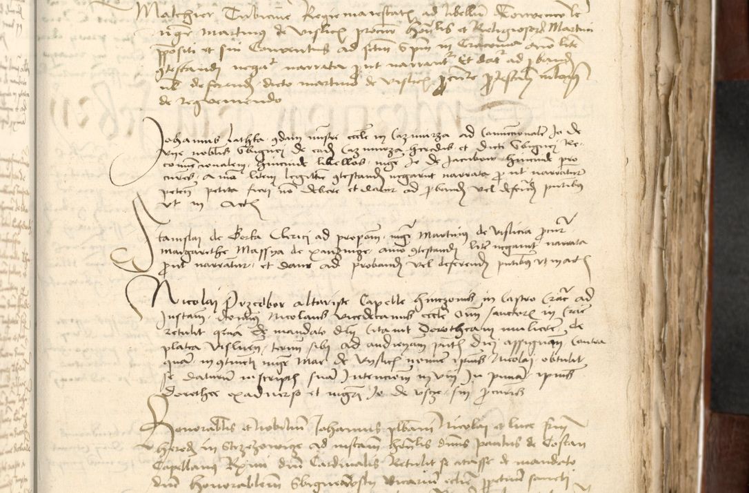 Zdjęcie nr 249 dla obiektu archiwalnego: Acta actoru[m coram venerabili viro] domino Joh[anne de Lathoschin, sacre] theologie [et decretorum] doctore [canonico et officiali Cracoviensi] generali [anno Domini millesimo] quadringen[tesimo nonagesimo tercio] indicione [XI, pontificatus sanctis]simi in Christo [patris domini nostri domini] Allexandri [divina providencia pape] sexti, anni [ipsius primo]