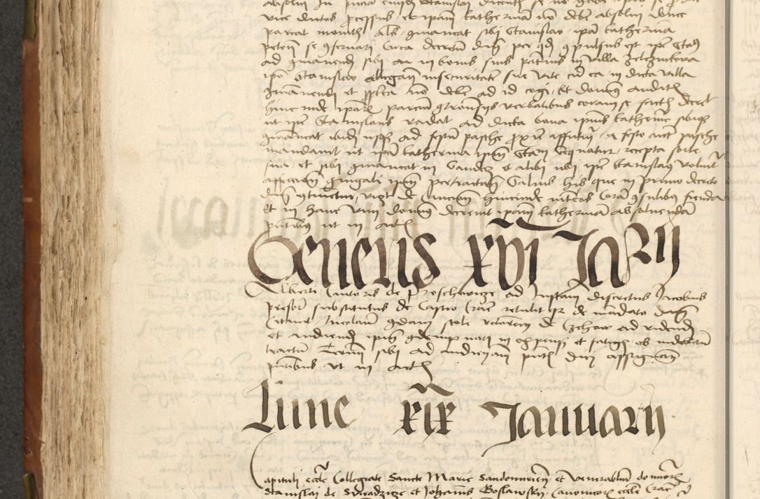 Zdjęcie nr 244 dla obiektu archiwalnego: Acta actoru[m coram venerabili viro] domino Joh[anne de Lathoschin, sacre] theologie [et decretorum] doctore [canonico et officiali Cracoviensi] generali [anno Domini millesimo] quadringen[tesimo nonagesimo tercio] indicione [XI, pontificatus sanctis]simi in Christo [patris domini nostri domini] Allexandri [divina providencia pape] sexti, anni [ipsius primo]