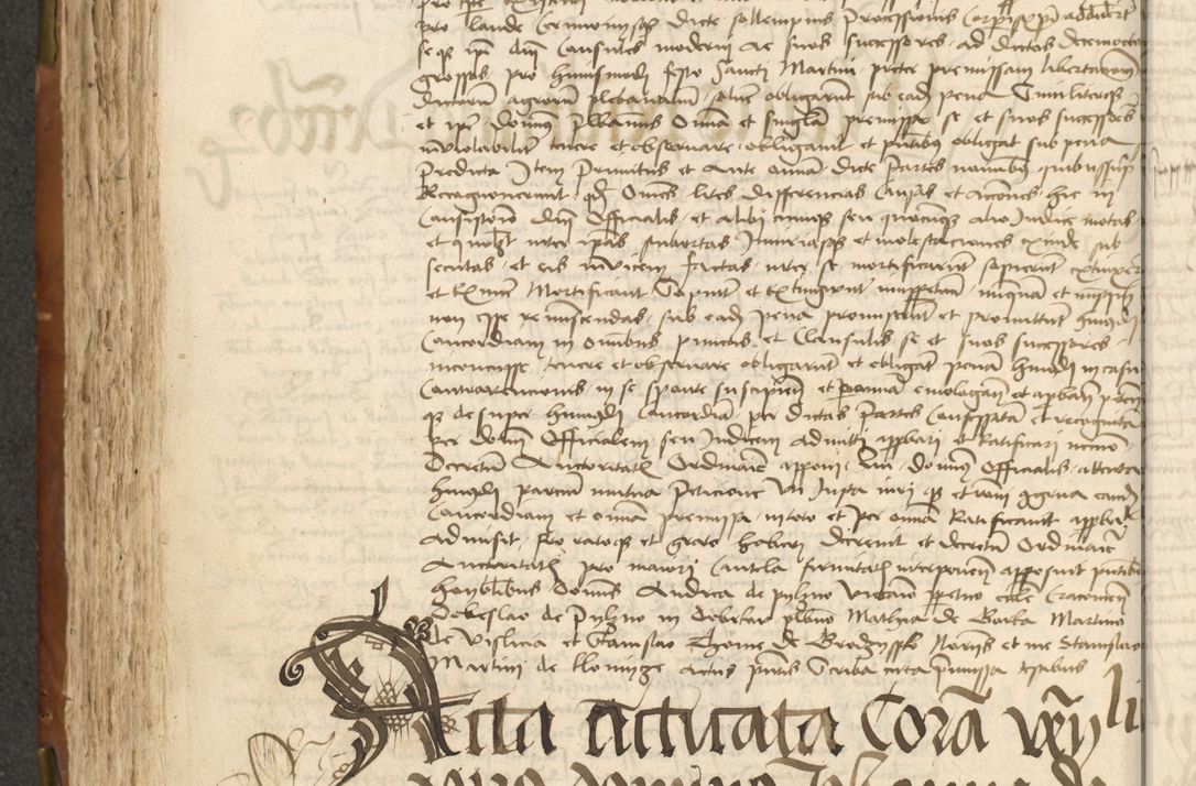 Zdjęcie nr 240 dla obiektu archiwalnego: Acta actoru[m coram venerabili viro] domino Joh[anne de Lathoschin, sacre] theologie [et decretorum] doctore [canonico et officiali Cracoviensi] generali [anno Domini millesimo] quadringen[tesimo nonagesimo tercio] indicione [XI, pontificatus sanctis]simi in Christo [patris domini nostri domini] Allexandri [divina providencia pape] sexti, anni [ipsius primo]