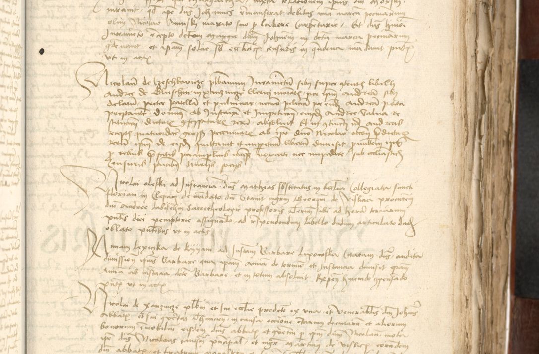 Zdjęcie nr 233 dla obiektu archiwalnego: Acta actoru[m coram venerabili viro] domino Joh[anne de Lathoschin, sacre] theologie [et decretorum] doctore [canonico et officiali Cracoviensi] generali [anno Domini millesimo] quadringen[tesimo nonagesimo tercio] indicione [XI, pontificatus sanctis]simi in Christo [patris domini nostri domini] Allexandri [divina providencia pape] sexti, anni [ipsius primo]