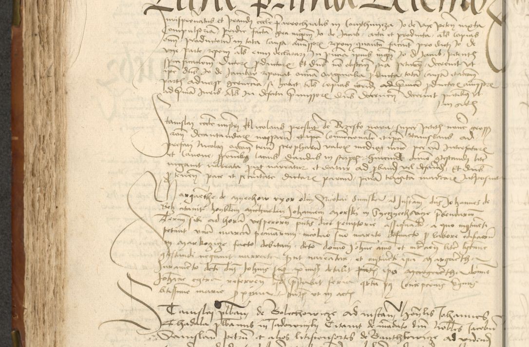 Zdjęcie nr 230 dla obiektu archiwalnego: Acta actoru[m coram venerabili viro] domino Joh[anne de Lathoschin, sacre] theologie [et decretorum] doctore [canonico et officiali Cracoviensi] generali [anno Domini millesimo] quadringen[tesimo nonagesimo tercio] indicione [XI, pontificatus sanctis]simi in Christo [patris domini nostri domini] Allexandri [divina providencia pape] sexti, anni [ipsius primo]