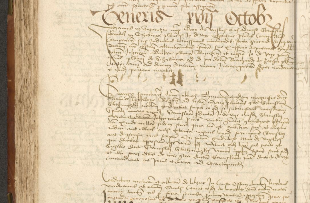 Zdjęcie nr 216 dla obiektu archiwalnego: Acta actoru[m coram venerabili viro] domino Joh[anne de Lathoschin, sacre] theologie [et decretorum] doctore [canonico et officiali Cracoviensi] generali [anno Domini millesimo] quadringen[tesimo nonagesimo tercio] indicione [XI, pontificatus sanctis]simi in Christo [patris domini nostri domini] Allexandri [divina providencia pape] sexti, anni [ipsius primo]