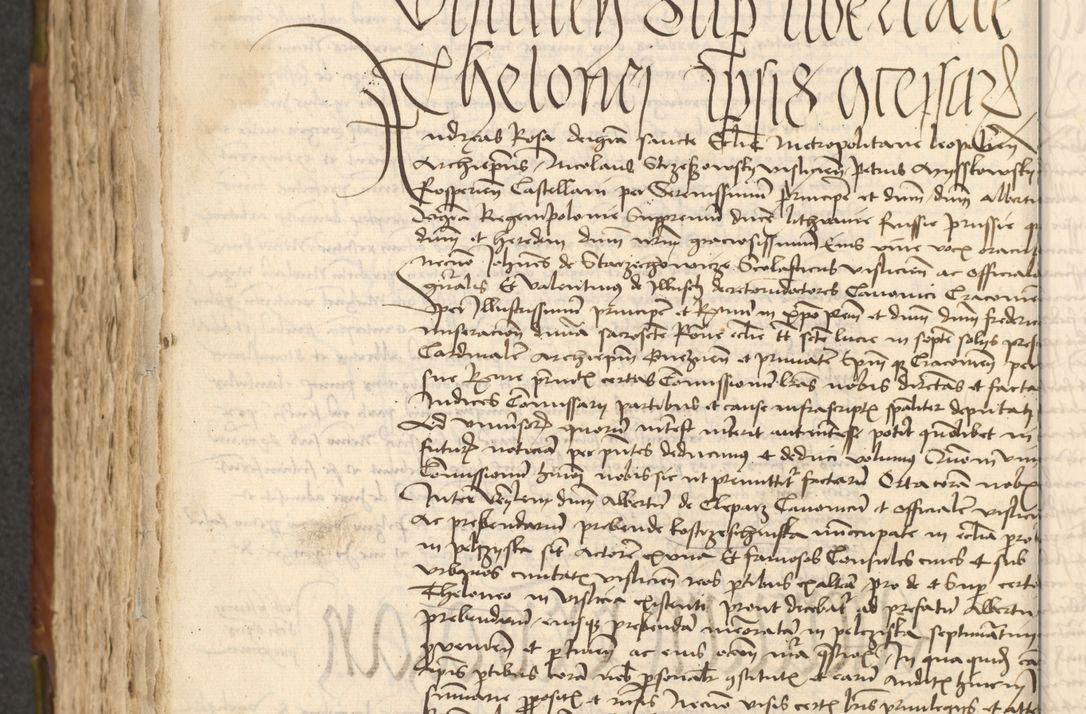 Zdjęcie nr 406 dla obiektu archiwalnego: Acta actoru[m coram venerabili viro] domino Joh[anne de Lathoschin, sacre] theologie [et decretorum] doctore [canonico et officiali Cracoviensi] generali [anno Domini millesimo] quadringen[tesimo nonagesimo tercio] indicione [XI, pontificatus sanctis]simi in Christo [patris domini nostri domini] Allexandri [divina providencia pape] sexti, anni [ipsius primo]