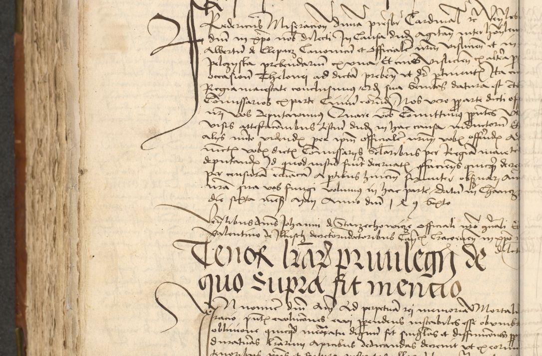 Zdjęcie nr 408 dla obiektu archiwalnego: Acta actoru[m coram venerabili viro] domino Joh[anne de Lathoschin, sacre] theologie [et decretorum] doctore [canonico et officiali Cracoviensi] generali [anno Domini millesimo] quadringen[tesimo nonagesimo tercio] indicione [XI, pontificatus sanctis]simi in Christo [patris domini nostri domini] Allexandri [divina providencia pape] sexti, anni [ipsius primo]