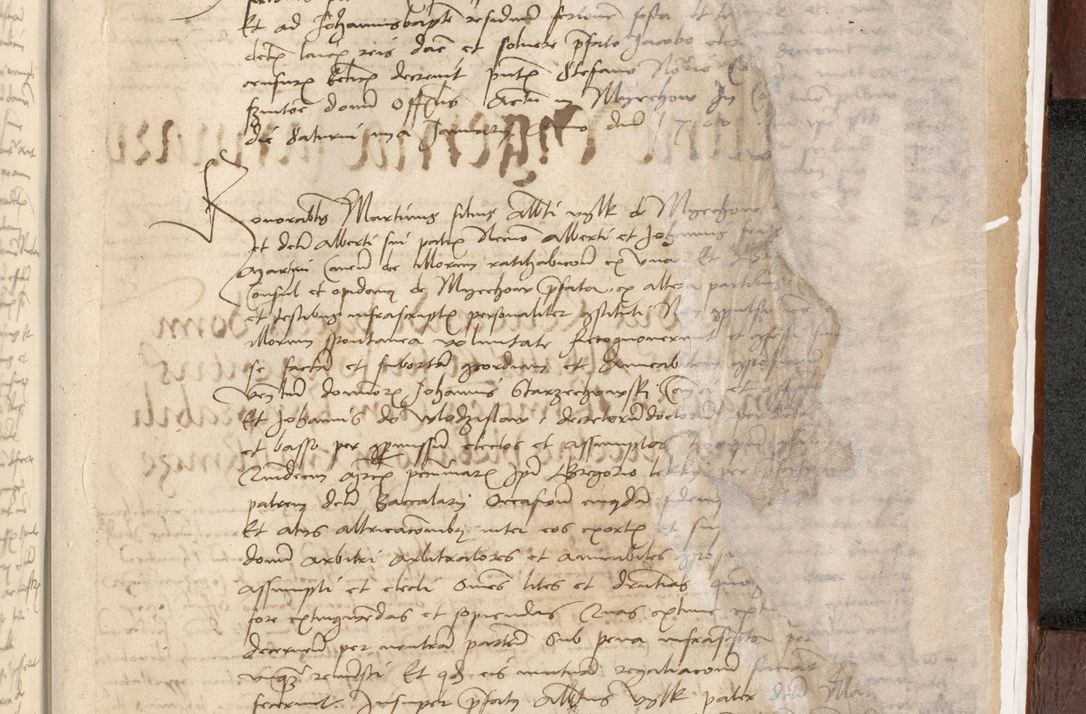 Zdjęcie nr 601 dla obiektu archiwalnego: Acta actoru[m coram venerabili viro] domino Joh[anne de Lathoschin, sacre] theologie [et decretorum] doctore [canonico et officiali Cracoviensi] generali [anno Domini millesimo] quadringen[tesimo nonagesimo tercio] indicione [XI, pontificatus sanctis]simi in Christo [patris domini nostri domini] Allexandri [divina providencia pape] sexti, anni [ipsius primo]