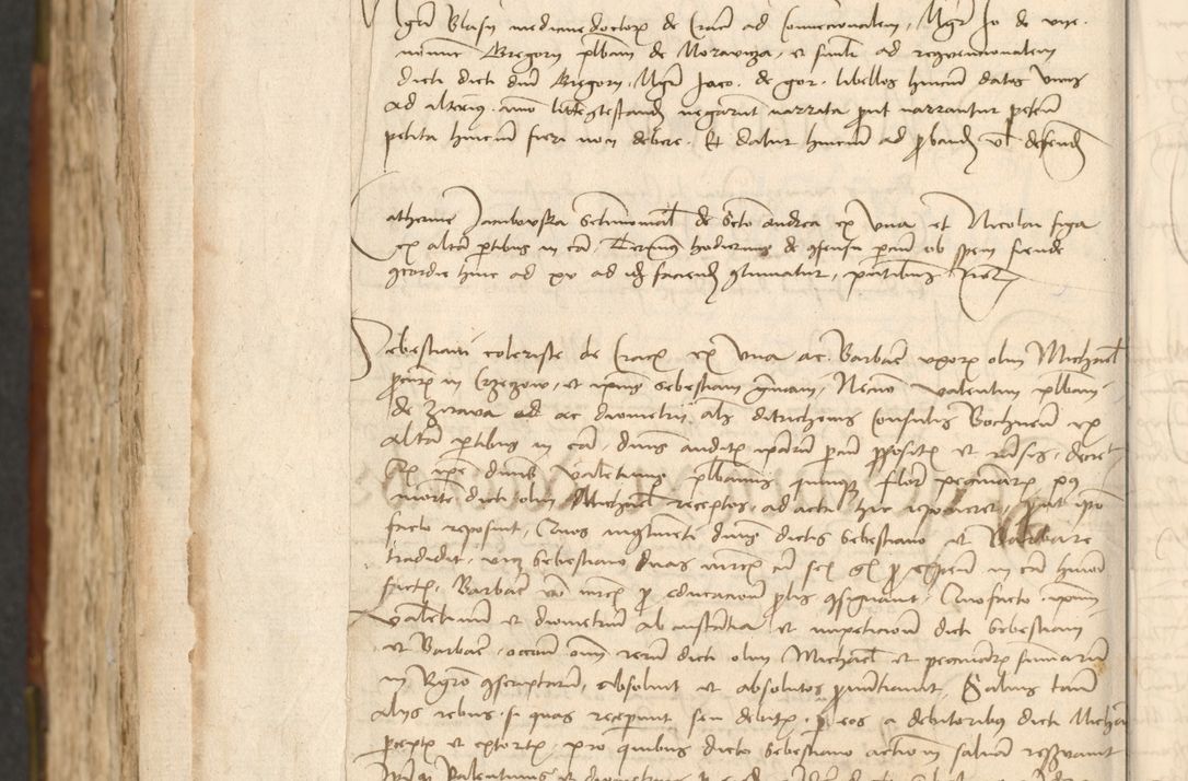 Zdjęcie nr 596 dla obiektu archiwalnego: Acta actoru[m coram venerabili viro] domino Joh[anne de Lathoschin, sacre] theologie [et decretorum] doctore [canonico et officiali Cracoviensi] generali [anno Domini millesimo] quadringen[tesimo nonagesimo tercio] indicione [XI, pontificatus sanctis]simi in Christo [patris domini nostri domini] Allexandri [divina providencia pape] sexti, anni [ipsius primo]