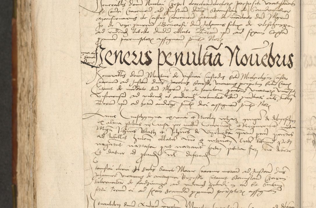 Zdjęcie nr 594 dla obiektu archiwalnego: Acta actoru[m coram venerabili viro] domino Joh[anne de Lathoschin, sacre] theologie [et decretorum] doctore [canonico et officiali Cracoviensi] generali [anno Domini millesimo] quadringen[tesimo nonagesimo tercio] indicione [XI, pontificatus sanctis]simi in Christo [patris domini nostri domini] Allexandri [divina providencia pape] sexti, anni [ipsius primo]