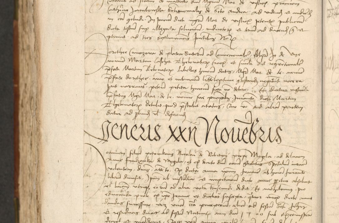 Zdjęcie nr 592 dla obiektu archiwalnego: Acta actoru[m coram venerabili viro] domino Joh[anne de Lathoschin, sacre] theologie [et decretorum] doctore [canonico et officiali Cracoviensi] generali [anno Domini millesimo] quadringen[tesimo nonagesimo tercio] indicione [XI, pontificatus sanctis]simi in Christo [patris domini nostri domini] Allexandri [divina providencia pape] sexti, anni [ipsius primo]