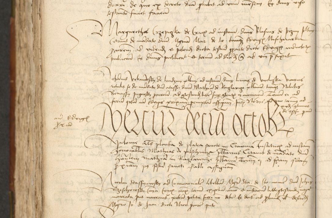 Zdjęcie nr 582 dla obiektu archiwalnego: Acta actoru[m coram venerabili viro] domino Joh[anne de Lathoschin, sacre] theologie [et decretorum] doctore [canonico et officiali Cracoviensi] generali [anno Domini millesimo] quadringen[tesimo nonagesimo tercio] indicione [XI, pontificatus sanctis]simi in Christo [patris domini nostri domini] Allexandri [divina providencia pape] sexti, anni [ipsius primo]