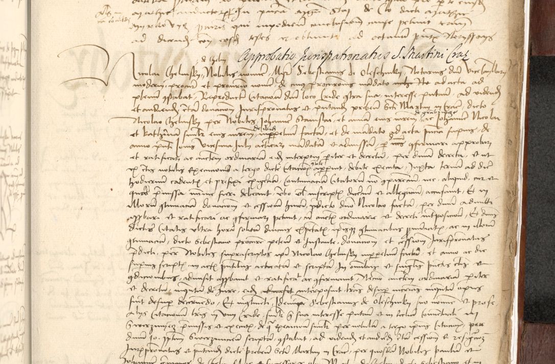 Zdjęcie nr 583 dla obiektu archiwalnego: Acta actoru[m coram venerabili viro] domino Joh[anne de Lathoschin, sacre] theologie [et decretorum] doctore [canonico et officiali Cracoviensi] generali [anno Domini millesimo] quadringen[tesimo nonagesimo tercio] indicione [XI, pontificatus sanctis]simi in Christo [patris domini nostri domini] Allexandri [divina providencia pape] sexti, anni [ipsius primo]