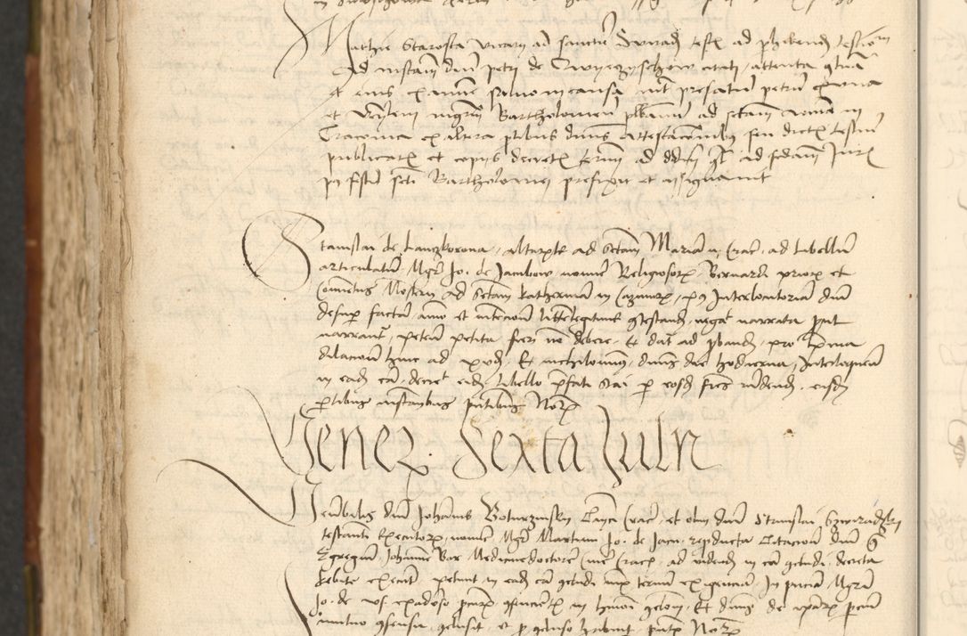 Zdjęcie nr 570 dla obiektu archiwalnego: Acta actoru[m coram venerabili viro] domino Joh[anne de Lathoschin, sacre] theologie [et decretorum] doctore [canonico et officiali Cracoviensi] generali [anno Domini millesimo] quadringen[tesimo nonagesimo tercio] indicione [XI, pontificatus sanctis]simi in Christo [patris domini nostri domini] Allexandri [divina providencia pape] sexti, anni [ipsius primo]