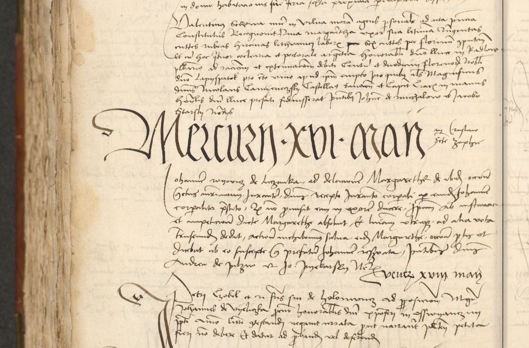 Zdjęcie nr 562 dla obiektu archiwalnego: Acta actoru[m coram venerabili viro] domino Joh[anne de Lathoschin, sacre] theologie [et decretorum] doctore [canonico et officiali Cracoviensi] generali [anno Domini millesimo] quadringen[tesimo nonagesimo tercio] indicione [XI, pontificatus sanctis]simi in Christo [patris domini nostri domini] Allexandri [divina providencia pape] sexti, anni [ipsius primo]