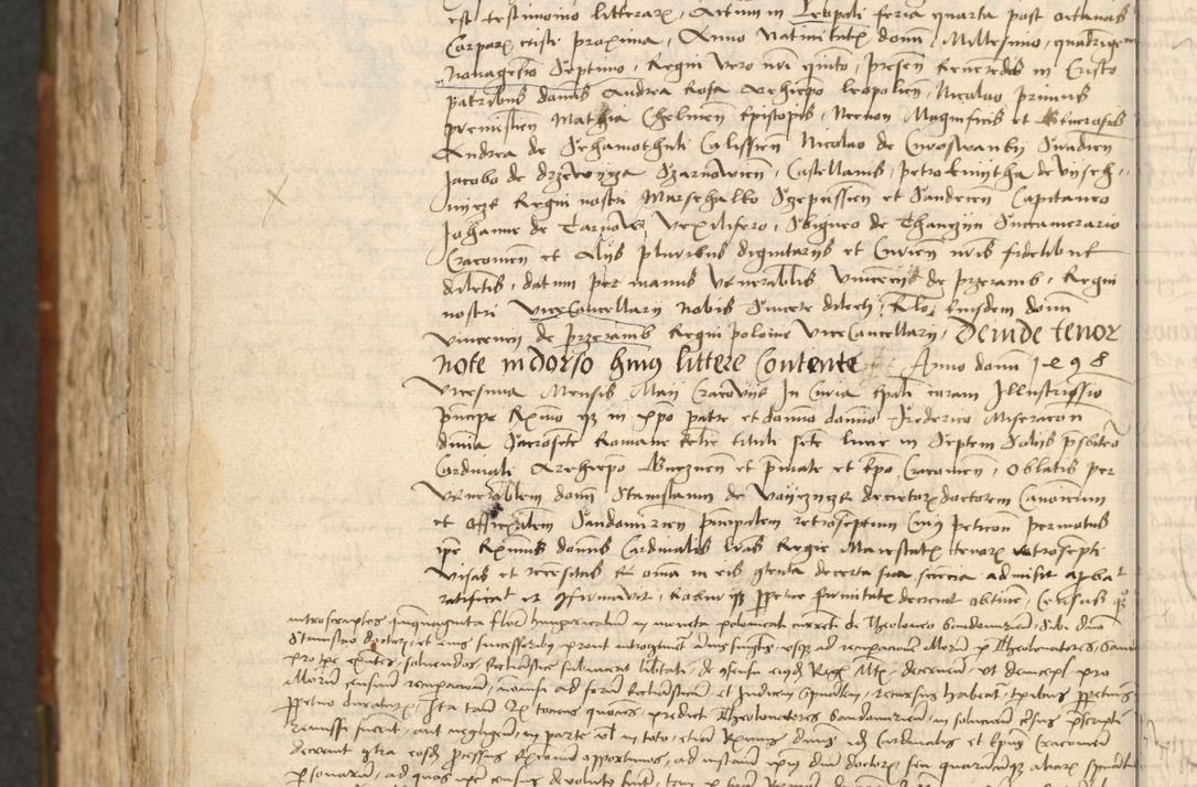 Zdjęcie nr 560 dla obiektu archiwalnego: Acta actoru[m coram venerabili viro] domino Joh[anne de Lathoschin, sacre] theologie [et decretorum] doctore [canonico et officiali Cracoviensi] generali [anno Domini millesimo] quadringen[tesimo nonagesimo tercio] indicione [XI, pontificatus sanctis]simi in Christo [patris domini nostri domini] Allexandri [divina providencia pape] sexti, anni [ipsius primo]