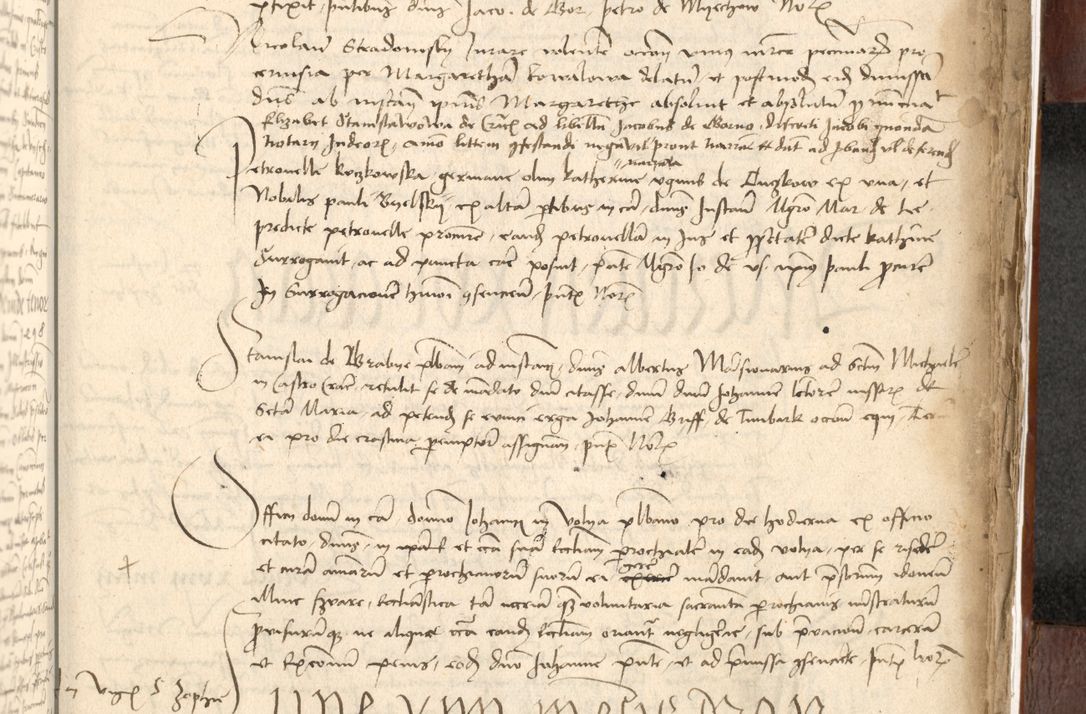 Zdjęcie nr 561 dla obiektu archiwalnego: Acta actoru[m coram venerabili viro] domino Joh[anne de Lathoschin, sacre] theologie [et decretorum] doctore [canonico et officiali Cracoviensi] generali [anno Domini millesimo] quadringen[tesimo nonagesimo tercio] indicione [XI, pontificatus sanctis]simi in Christo [patris domini nostri domini] Allexandri [divina providencia pape] sexti, anni [ipsius primo]